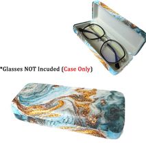 Vintage Oil Painting Glasses Box Women Portable Hard Case Floral Print Protector Storage Sunglasses